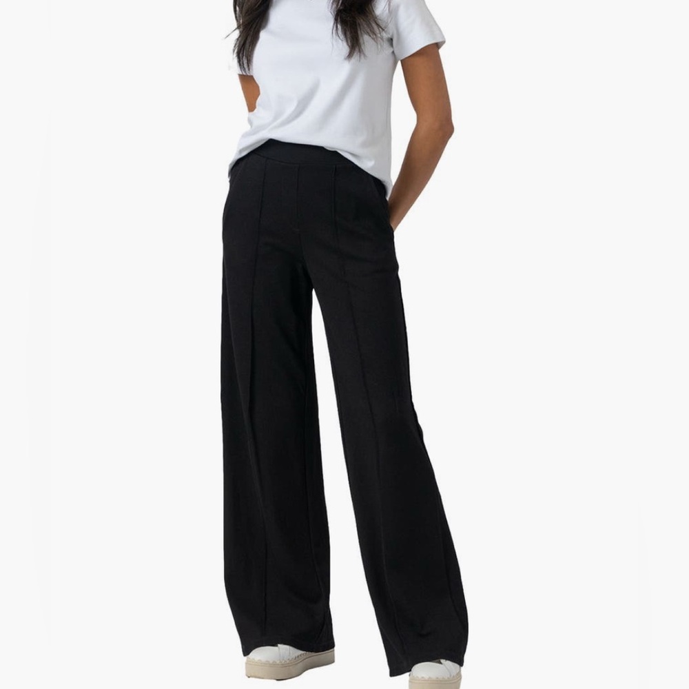 Max Studio London High Waist, Wide Leg, Ponte Pant, XS